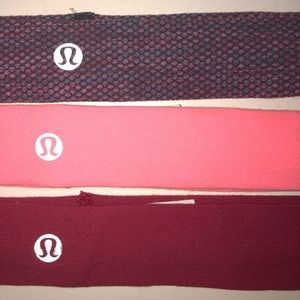 3 lululemon headbands